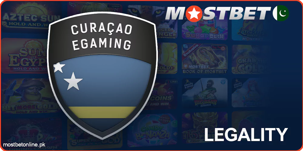 MostBet Casino is licensed by Curacao