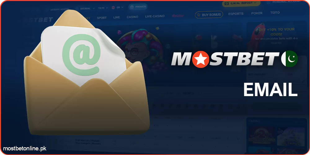 Contact Mostbet Support by email