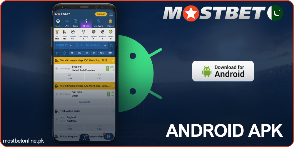 MostBet Mobile App for Android