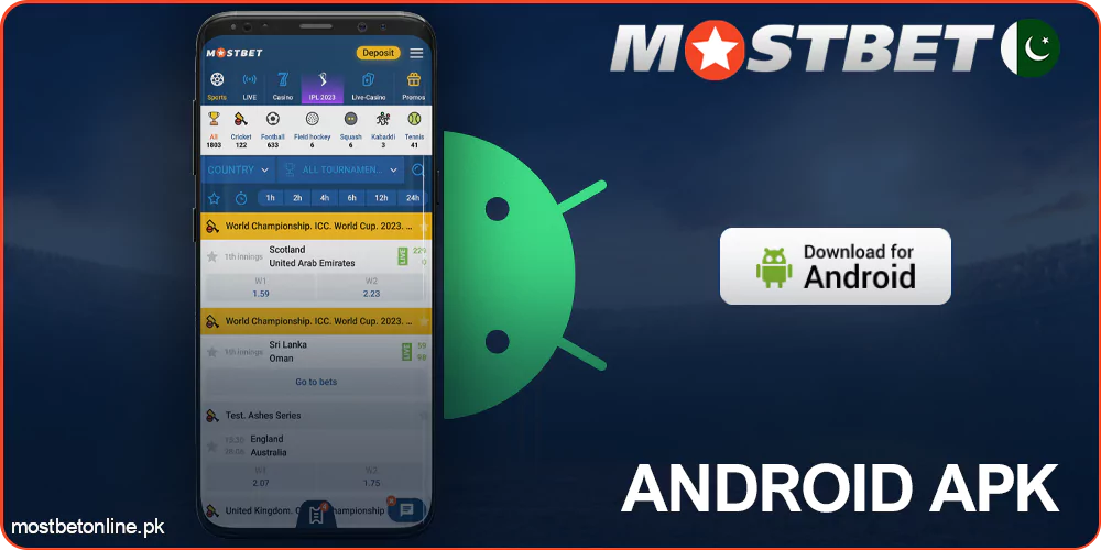 MostBet Mobile App for Android