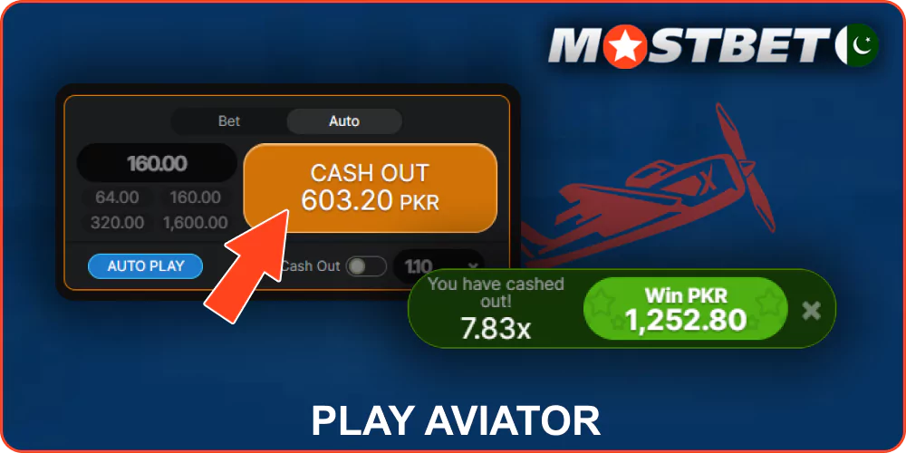 Start flying in Mostbet's Aviator game and claim your winnings